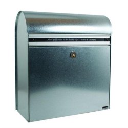 Postkasse HVID - brevindkast i aluminium : ALLUX KS200H